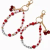 Best Friends Cherry Beads Wristlet Keychains - 2 Pack