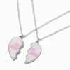 Best Friends Faded Split-Heart Pendant Necklaces - 2 Pack