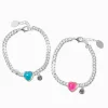 Best Friends Heart Mood Charm Bracelets - 2 Pack