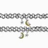 Best Friends Mood Moon Tattoo Choker Necklaces - 2 Pack