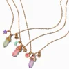 Best Friends Mystical Gem Celestial Pendant Necklaces - 3 Pack