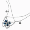 Best Friends Split Turquoise Butterfly Pendant Necklace Set - 2 Pack
