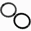 Black & Gray Fortune Bracelets - 2 Pack