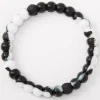 Black & White Courage Fortune Stretch Bracelet