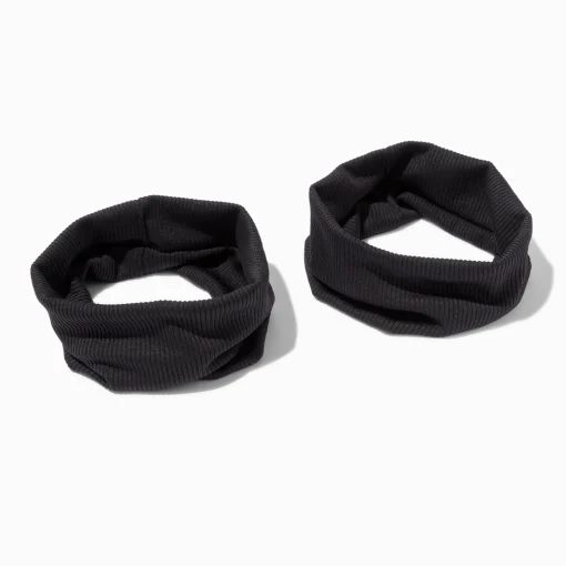 Black Headwraps - 2 Pack