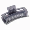 Black Large Rectangular Hair Claw