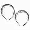 Black Zigzag Headbands - 2 Pack