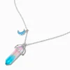 Blue Moon Glow in the Dark Mystical Gem Pendant Necklace