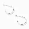C LUXE by Claire's Sterling Silver 10mm Hoop Earrings
