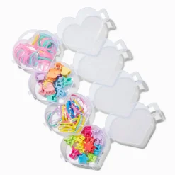 Claire's Club Heart Hair Ties & Mini Claws Set