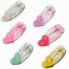 Claire's Club Jelly Hearts Hair Clips - 6 Pack