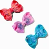 Claire's Club Jewel Tone Shaker Hair Bow Clips - 3 Pack