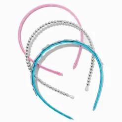 Claire's Club Jewel Tone Glitter Star Headbands - 3 Pack