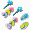 Claire's Club Lemon Mixed Hair Clips - 6 Pack