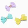 Claire's Club Loopy Ribbon Hair Bow Clips - 3 Pack