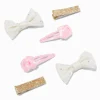 Claire's Club Mixed Rose Hair Clips - 6 Pack