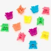Claire's Club Neon Butterfly Mini Hair Claws - 12 Pack