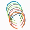 Claire's Club Neon Rope Plastic Headbands - 5 Pack