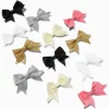 Claire's Club Neutral Glitter Hair Bow Clips - 12 Pack