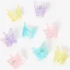 Claire's Club Pastel Butterfly Mini Hair Claws - 8 Pack
