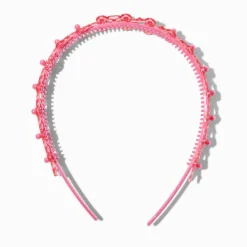 Claire's Club Pink Bow Headband