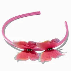 Claire's Club Pink Butterfly Headband