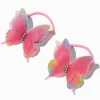 Claire's Club Pink Butterfly Hair Ties - 2 Pack
