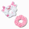 Claire's Club Pink Cow Hair Scrunchies - 2 Pack