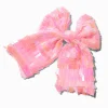 Claire's Club Pink Square Sequin Hair Bow Clip
