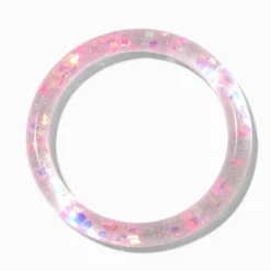 Claire's Club Pink Water-Filled Bangle Bracelet