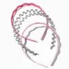 Claire's Club Pink Wavy Mixed Headbands - 3 Pack