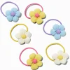 Claire's Club Puffy Daisy Hair Ties - 6 Pack