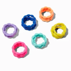 Claire's Club Rainbow Bubble Mini Hair Ties - 18 Pack
