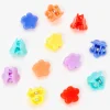 Claire's Club Rainbow Flower Mini Hair Claws - 8 Pack