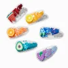 Claire's Club Rainbow Fruit Shaker Snap Hair Clips - Pack