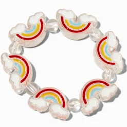 Claire's Club Rainbow Stretch Bracelet