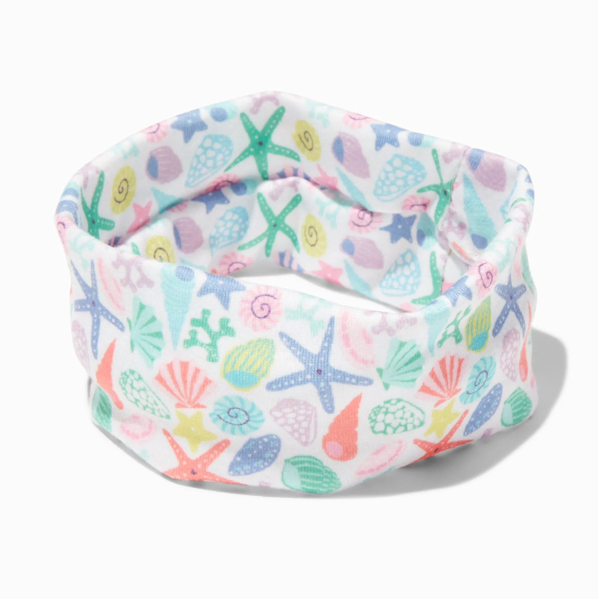 Claire's Club Seashell Printed Headwrap