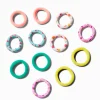 Claire's Club Summer Fruit Rolled Hair Ties - 12 Pack