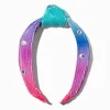 Claire's Club Top Knot Jeweled Headband