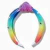 Claire's Club Top Knot Rainbow Gems Headband