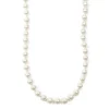 Classic 8mm White Pearl Necklace