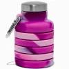 Collapsible Purple Tie Dye Water Bottle