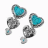 Cowgirl Heart Drop Earrings