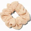 Cream Crochet Hair Scrunchie