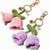 Crochet Tulip Best Friends Keychains - 2 Pack