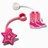 Disco Cowgirl Boot & Star Straw Covers - 2 Pack