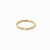 20G Gold-tone Titanium Hoop Nose Ring