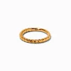 18G 18kt Gold Plated Titanium Braided Clicker Hoop Nose Ring