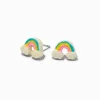 Glitter Rainbow Stud Earrings