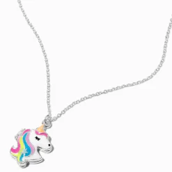 Glow in the Dark Unicorn Locket Necklace